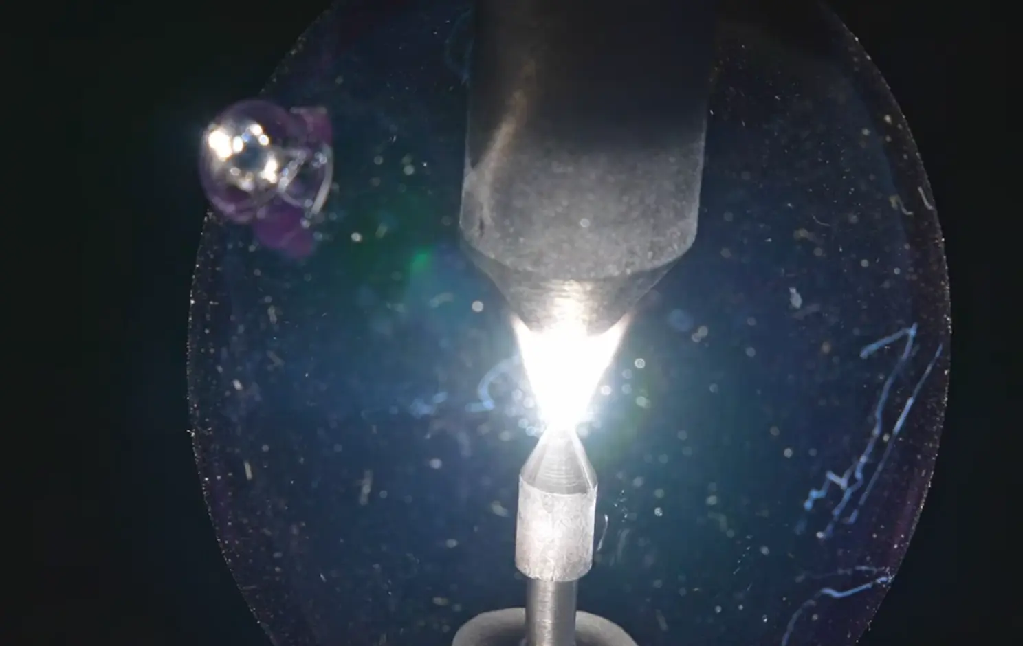 Xenon Arc Lamp Lit